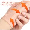 IWOWHERO 2pcs Sports Wrist Brace Compression Support Wrist Protector for Weightlifting Fitness Breathable Material Comfortable Design Unisex Use for Carpal Tunnel Tendonitis Relief view 3
