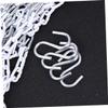 Yardwe Buckle Manganese Steel Chain Basketball Net Galvanized Steel Outdoor Indoor Hoop Accessory Basketball Net Easy Install view 2