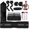 Barbell Pad Set, 10Pcs Gym Accessories Barbell Squat Pad for Hip Thrusts Lunges Leg Day with 2 Gym Ankle Straps, 3 Resistance Bands, 2 Lifting Strap, Sweatbands, Barbell Pad & Carry Bag