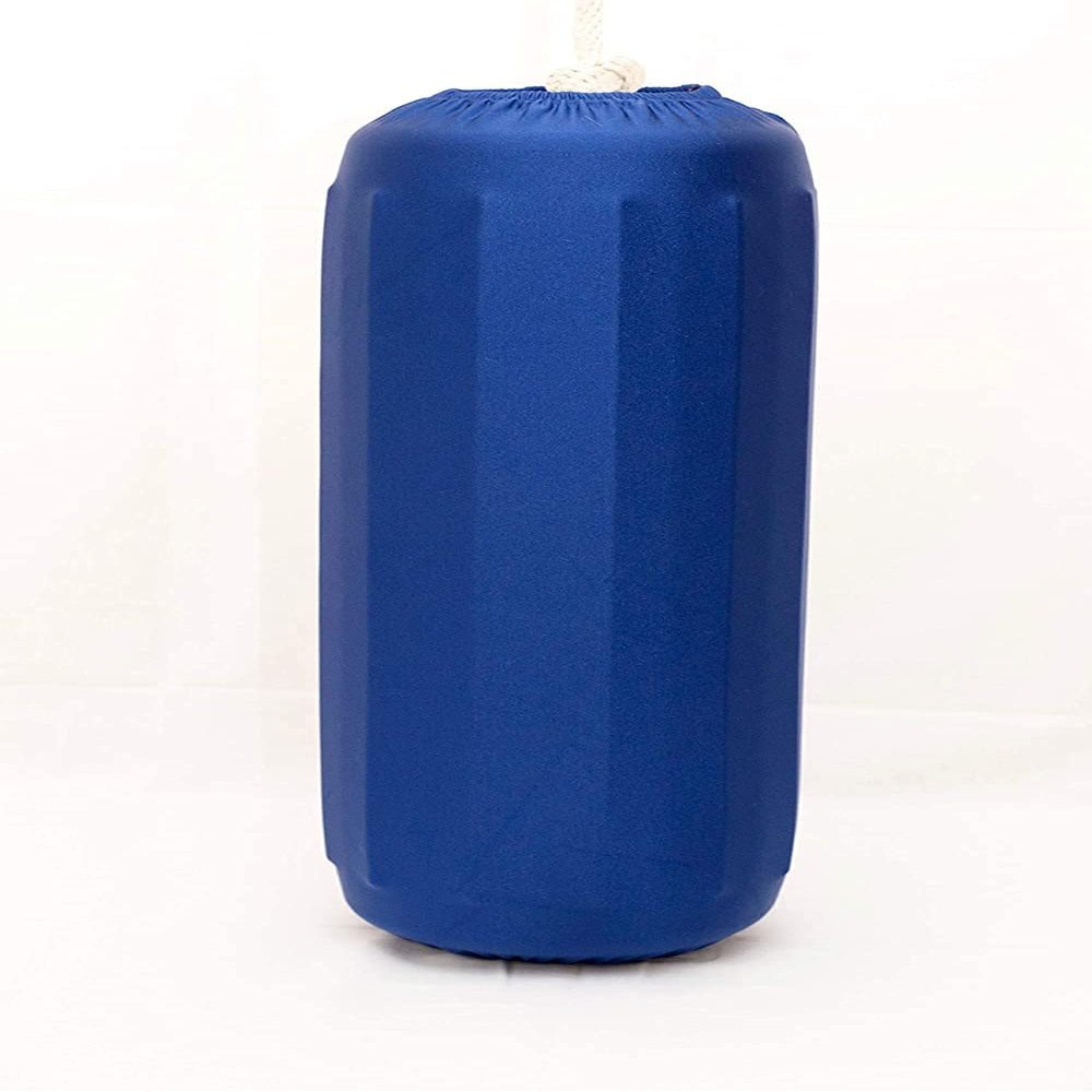 Bumper Buddies Boat Fender Cover (2 per pkg) Fits Taylor Made #1 (6"x 15") Center Rope Tube Marine Fender by Kansas Creations (Navy)