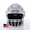 Riddell SpeedFlex Adult Helmet with White SF-2BD Facemask and US Flag Decal (Silver, Small) - Green Gridiron view 2