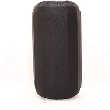 Bumper Buddies Boat Fender Cover (2 per pkg) Fits Taylor Made #3 (10"x 26") Center Rope Tube Marine Fender by Kansas Creations (Black)