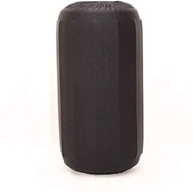 Bumper Buddies Boat Fender Cover (2 per pkg) Fits Taylor Made #3 (10"x 26") Center Rope Tube Marine Fender by Kansas Creations (Black)