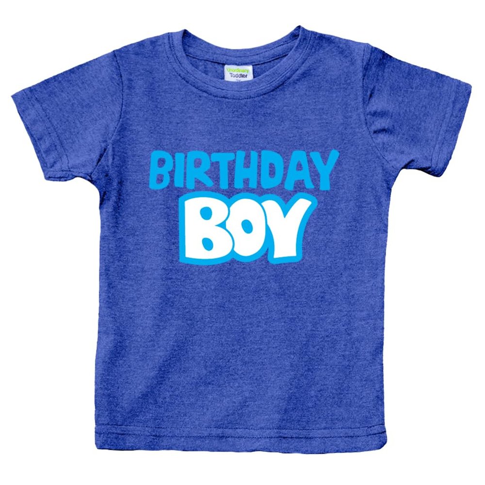 Birthday boy Shirt Boys Outfit Toddler Baby tee 1st 2nd 3 Year Old 4th Kids 5th 6th 7th (US, Age, 3 Years, Charcoal Blue)