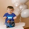 Birthday boy Shirt Boys Outfit Toddler Baby tee 1st 2nd 3 Year Old 4th Kids 5th 6th 7th (US, Age, 3 Years, Charcoal Blue) view 2