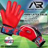 Arsh Sports Soccer Goalie Gloves, Football Goalkeeper Gloves for Kids Youth & Adult Strong Grip Finger Save 4mm Latex Finger Spine Protection (Red, Size 5 Suitable for 9-12 Years) view 2