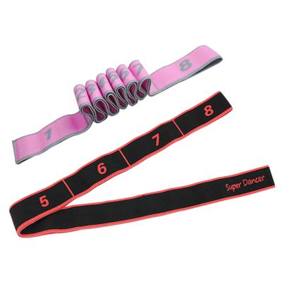 POPETPOP 2pcs Yoga Stretch Strap for Mat Elastic Resistance Band Bodybuilding Tension Band Exercise Fitness Equipment