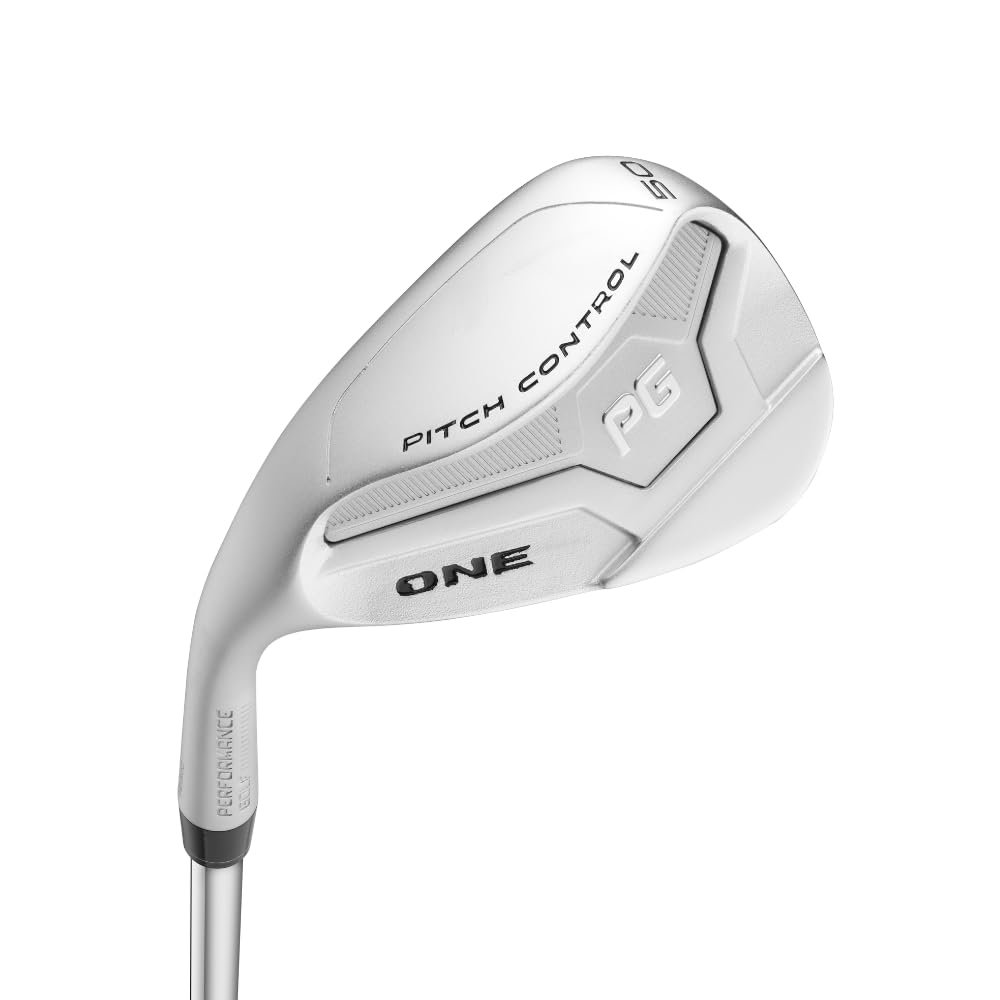 Performance Golf ONE Wedge | Accelerates The Club Through Any Lie | Solid Shots | No Chunking | Gets You On The Green in One Shot (50 Degrees, Left)