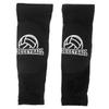 VANZACK 1pair Elastic Arm Sleeves for Volleyball and Sports Comfortable Wrist Support for Training Breathable and Protective Design Night Black view 1