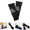 VANZACK 1pair Elastic Arm Sleeves for Volleyball and Sports Comfortable Wrist Support for Training Breathable and Protective Design Night Black view 4