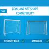 Vallerta Soccer Goal NET. Weatherproof, Polyethylene Twine Net (24'x8', 21'x7', 18'x7', 18.5'x6.5', 12'x6', 10'x6') view 3