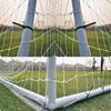 Vallerta Soccer Goal NET. Weatherproof, Polyethylene Twine Net (24'x8', 21'x7', 18'x7', 18.5'x6.5', 12'x6', 10'x6') view 4