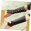 COOLHIYA Arm Guard for Archery Pu Leather Wrist Protector Suitable for Shooting Hunting and Practice Family and Friends view 2