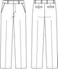 Classroom School Uniforms Big Kid Flat Front Pant CR003H, 16H, Black view 2
