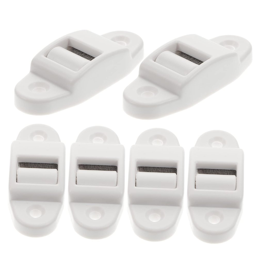 KOMBIUDA 6pcs Shutter Belt Guide Internal Brush for Roller Shutter Cleaning and Dust Collection Compact and Lightweight Curtain Accessories