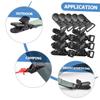 KOMBIUDA 20pcs Rv Canopy Awning Hooks Tarp Tie Down Clips for Camping Tent Heavy Duty Tent Fixing Tool Roll up Door view 3