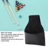 Alomejor Black Billiard Chalk Holder Pouch PU Leather Lightweight Pool Bag with Compact Capacity for Cleaning view 4