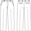 Classroom School Uniforms Big Kid Flat Front Pant CR003H, 16H, Khaki view 2