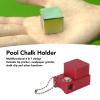 Alomejor Aluminum Pool Chalk Holder 4 in 1 Cue Stick Chalk Clamp/Holder Compact Tip Pricker with Sandpaper Grinder Portable view 3