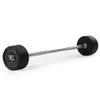 Titan Fitness 90 LB Rubber Straight Fixed Barbell, Pre-Loaded Weight Bar for Strength Training & Weightlifting view 1