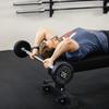 Titan Fitness 90 LB Rubber Straight Fixed Barbell, Pre-Loaded Weight Bar for Strength Training & Weightlifting view 2