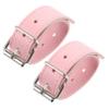 POPETPOP 1 Pair Bike Front Basket Mounting Straps Adjust Leash for Front Bike Basket Sturdy Leather Strap for Cycling view 1
