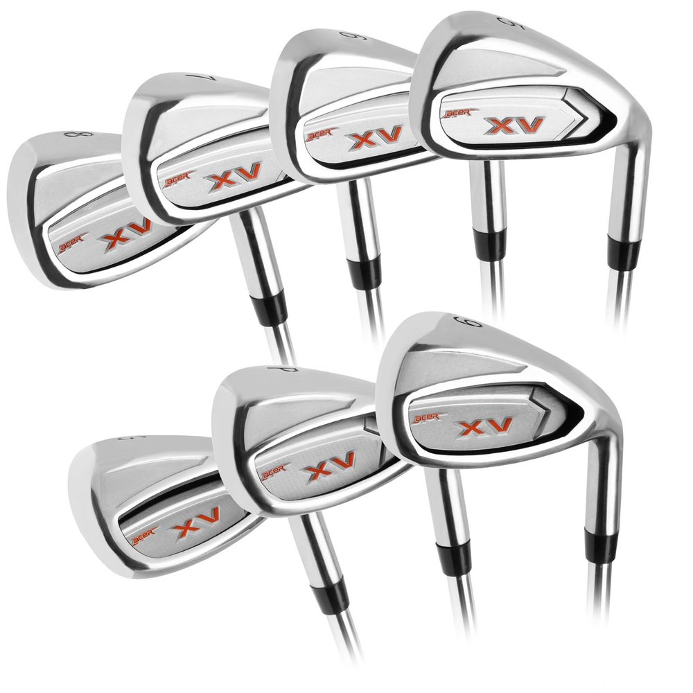 Acer XV Golf Irons Set for Men, Right Handed, Senior Flex, Graphite-Shafted 7-Piece Set (#5-9, PW, GW)