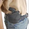 Barsony New Black Leather Pancake Holster for COLT Diamondback Left view 4