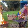 ARROWHEAD OUTDOOR 26 (66cm) Portable Camping Folding Table, 2 Cup Holders, Square, Carrying Case, Steel Frame, High-Grade 600D Canvas view 2