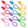 GANAZONO Whistle Pendant for 12 Pack Bright Colors Sports Whistle for Basketball Referee view 1