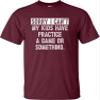 4X-Large Maroon Mens Sorry I Can't My Kids Have Practice Game Or Something T-Shirt view 2