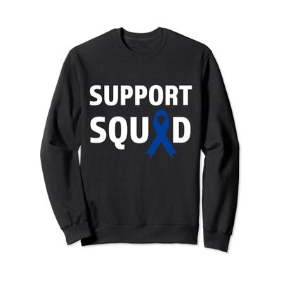 Support squad Colon Cancer Awareness Sweatshirt