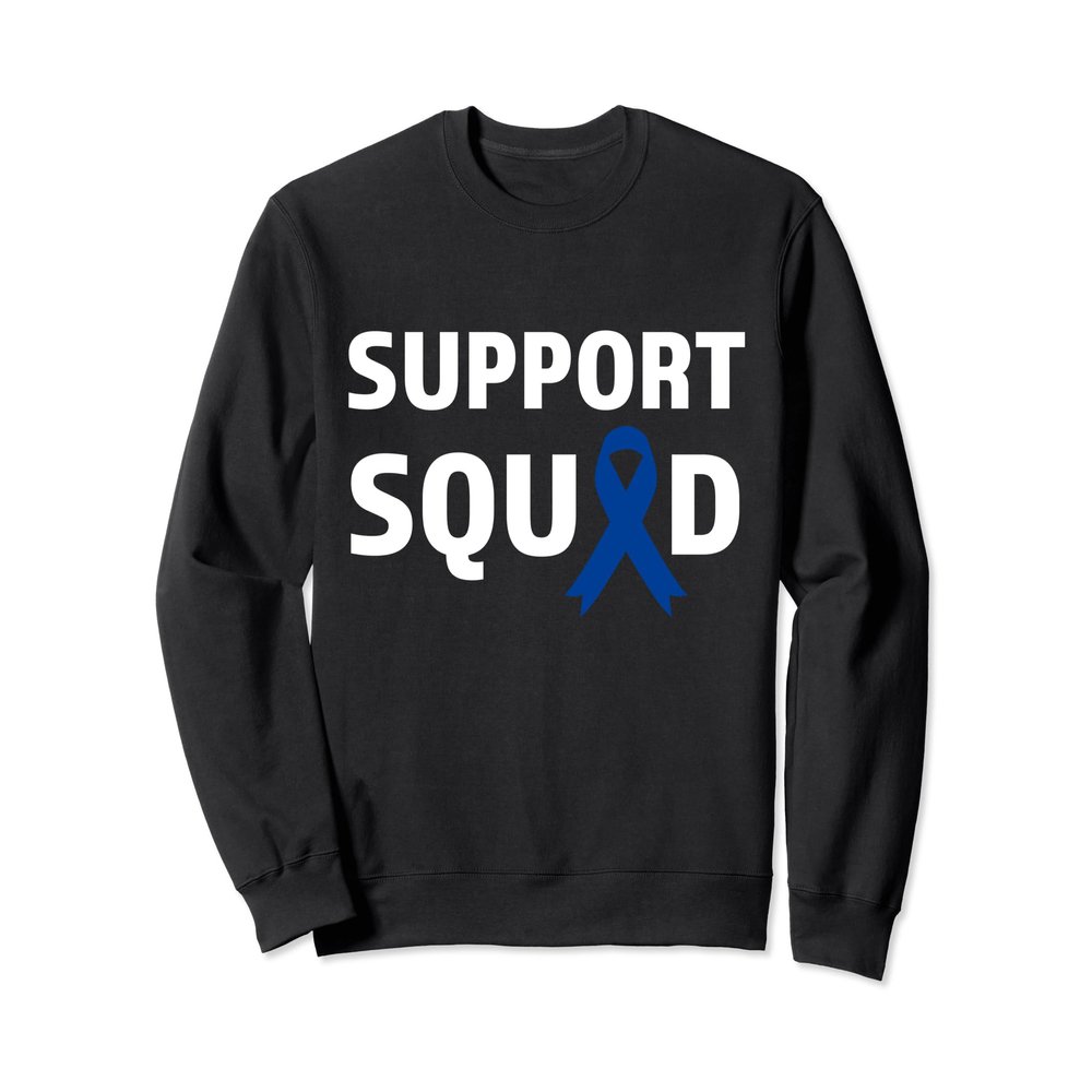 Support squad Colon Cancer Awareness Sweatshirt