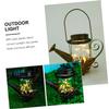 FONDOTIN Solar Garden Kettle Light Outdoor Solar Lamp with Led Night Decoration for Lawn Pathway and Patio Elegant Iron Craftsmanship for Outdoor Spaces view 2