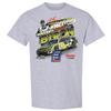Checkered Flag Sports William Byron #24 NASCAR 2024 COTA Winner in Austin 3.24.2024 Win T-Shirt (US, Alpha, 3X-Large, Regular, Regular, Gray) view 1