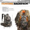 uniHimal Hunting Backpack for Men, Waterproof Camo Backpacks for Hunt with Rain Cover, Durable Large Capacity Day Pack Hunting Gear Accessories for Men view 2