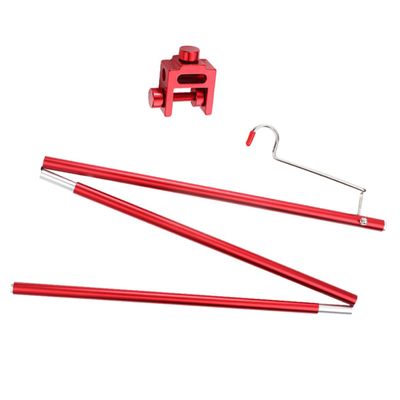 COOLHIYA Folding Lantern Stand Light Pole for Camping Hiking and Outdoor Use Aluminum Alloy Portable Design for Easy Storage and Setup for Picnics and Beach Trips