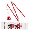 COOLHIYA Folding Lantern Stand Light Pole for Camping Hiking and Outdoor Use Aluminum Alloy Portable Design for Easy Storage and Setup for Picnics and Beach Trips view 4