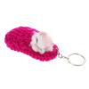 staol Sleeping Cat Keychain Plush Keychains Cute Keyring Bag Keyring Plush Keyring Cute Pendant Keychain KeyHolder, Rose Red view 3