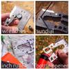 NineFit Basics Pro Stainless Credit Card Tool 30+ Tools Pocket Survival Axe, Arrowhead view 2