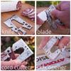 NineFit Basics Pro Stainless Credit Card Tool 30+ Tools Pocket Survival Axe, Arrowhead view 3