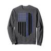 Colon Cancer Awareness Blue ribbon Sweatshirt view 1