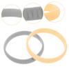 NOLITOY 2pcs Tendon Knee Brace for Patella Protection Elastic Silicone Band for Basketball Running Sports Comfortable Support for Men and Women Flexible Stability Skin Tone Grey Options view 3