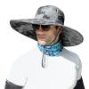 ALANGDUOXXL Big Head & Super Wide Brim Sun Hats for Men, XXL Large Fishing Sun Hat UPF50+Waterproof Boonie Bucket Hat for Safari Gardening,Hiking, Beach view 1