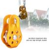 Climbing Single Pulley Climbing Three Hole Hitch Pulley Climbing Bearing Pulley,Aluminium Magnesium Alloy Heavy Duty Single Swivel Rope Pulley Block Climbing Safety Equipment view 2