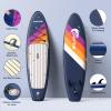 PORTAL SUP Inflatable Paddle Board for Adults 10'6'' Stand Up Paddleboard,Non-Slip Deck Blow up Paddle Boards with Adjustable Paddle, Carry Bag, and Repair Kit view 4