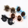 Custom Name Sunglasses Girl Round Letter Beads Cute Glasses Protection Outdoor for kid Gifts Eyewear Sunglasses view 2