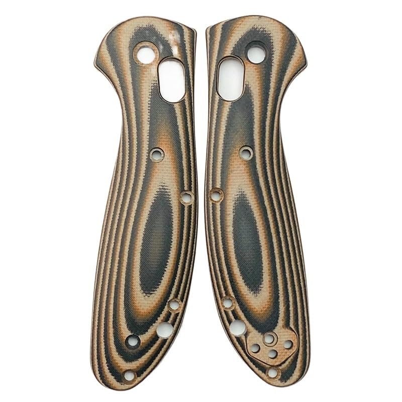 Echeson 1 Pair Scales Handle Fits for Benchmade Griptilian 555 556, Custom G10 Handle Patch DIY Replacement (Size : D)