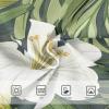 ALAZA White Flower Palm Leaves Boys' Briefs Soft Underwear Available in Sizes 8y view 3