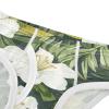 ALAZA White Flower Palm Leaves Boys' Briefs Soft Underwear Available in Sizes 8y view 4